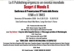 Conferenza di presentazione ufficiale delle riviste Fenix e X Times