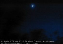 Ferrara: fotografato un UFO trapezioidale